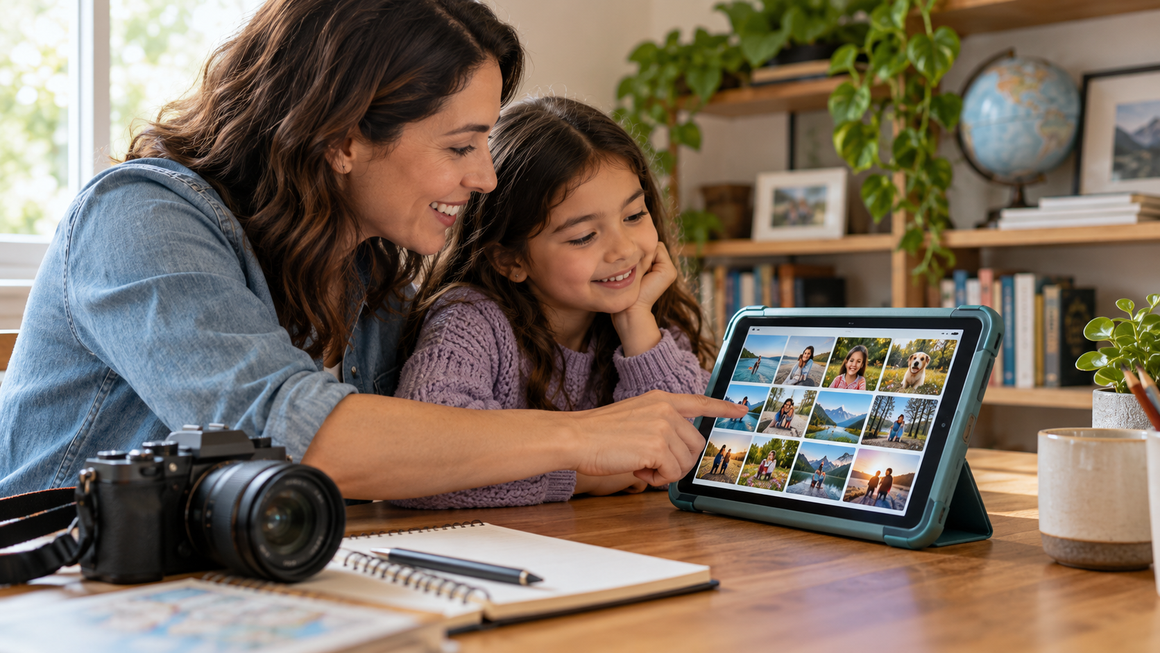 Android Tablet Kids family photography guide