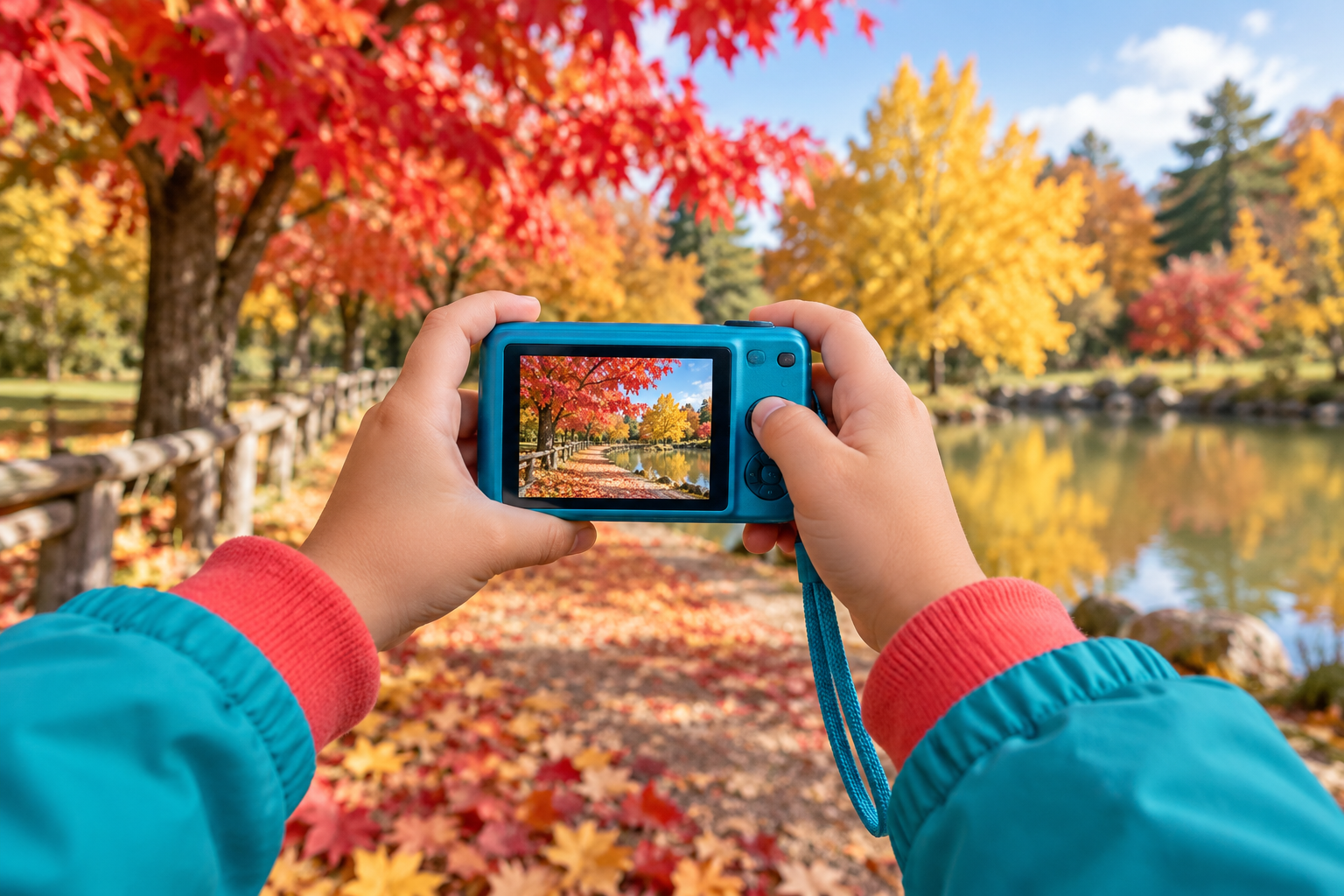 How to Plan a Fall-Color Photo Walk for Kids