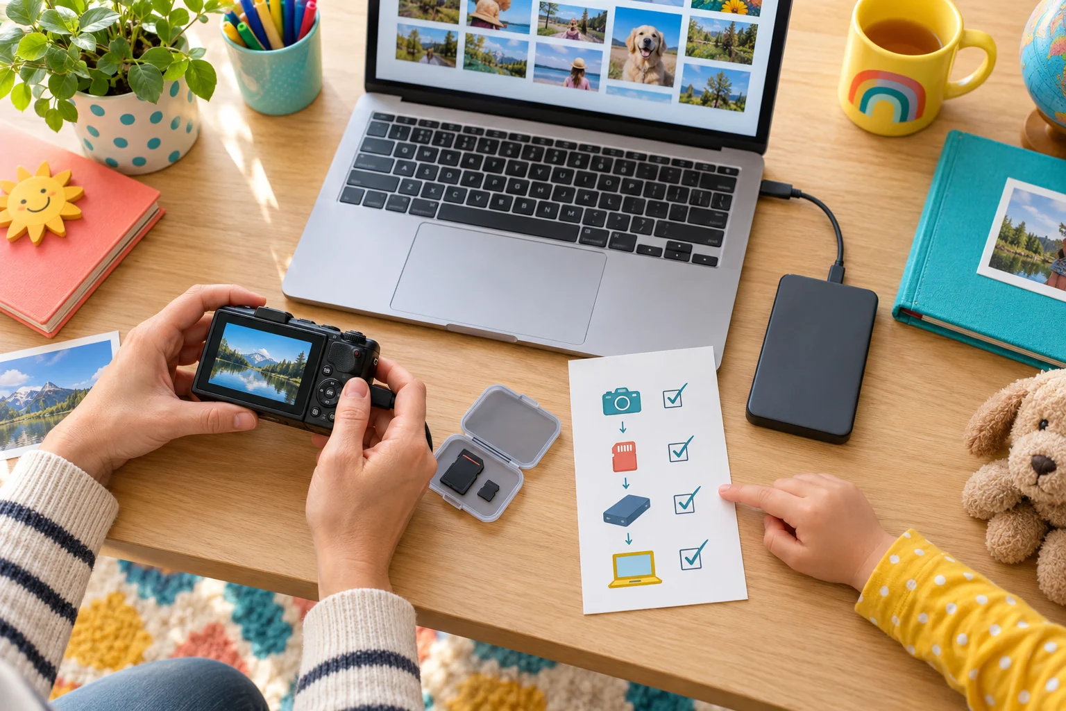 Teaching Kids to Back Up Photos: A Simple Family Workflow practical checklist