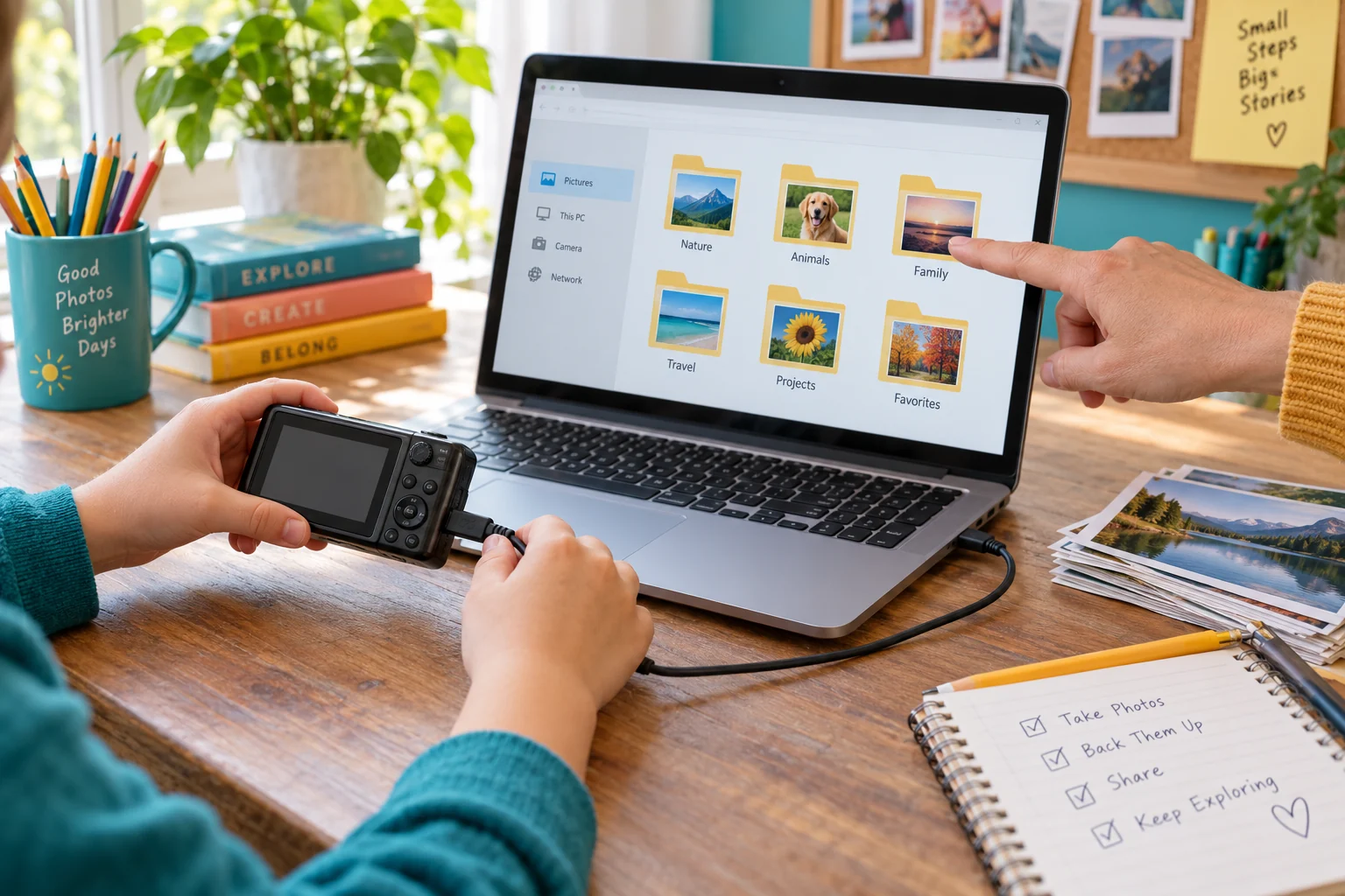 Teaching Kids to Back Up Photos: A Simple Family Workflow